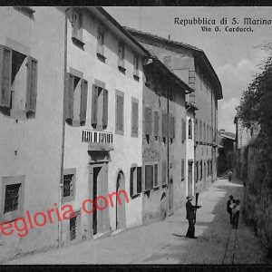 ai4883 - CARTOLINA D'EPOCA - San Marino - Via G. Carducci