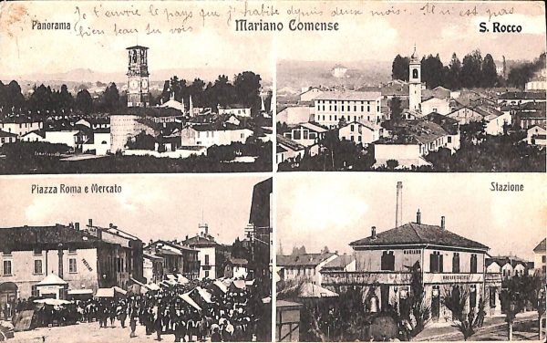 ab6416 - CARTOLINA  D'EPOCA - Como Provincia : MARIANO COMENSE 1907