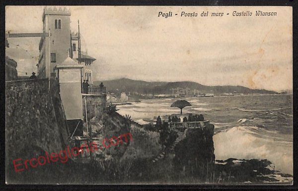 ag1330 - CARTOLINA D'EPOCA - Genova Provincia - Pegli