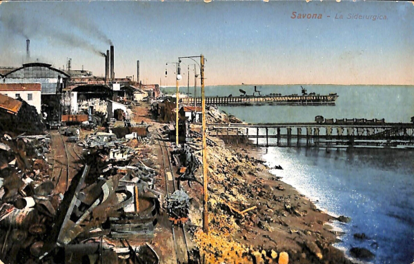 ab7068  -  CARTOLINA  D'EPOCA - Savona Città
