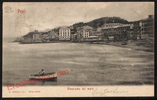 ag1336 - CARTOLINA D'EPOCA - Genova Provincia - Pegli