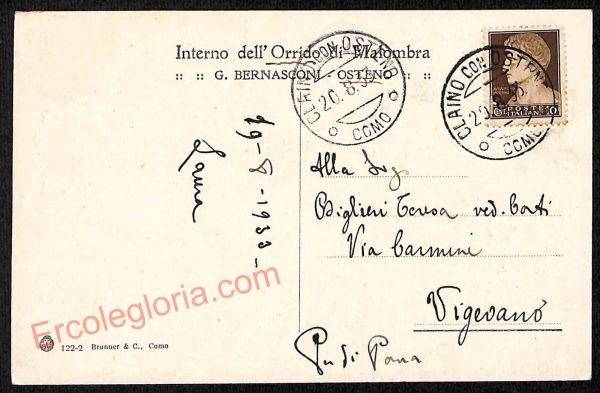 ae5283 - CARTOLINA D'EPOCA - Como Provincia - Osteno - immagine 2