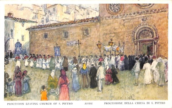 ac2577  - CARTOLINA  D'EPOCA - Perugia Provincia - ASSISSI