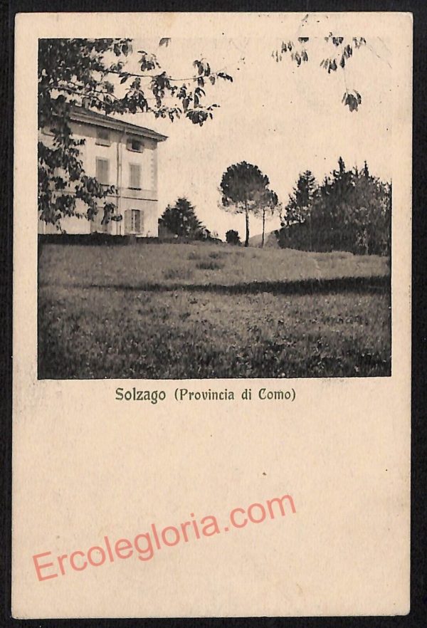 ae5295 - CARTOLINA D'EPOCA - Como Provincia - Solzago