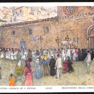 ac2601  - CARTOLINA  D'EPOCA - Perugia Provincia - ASSISSI  1924