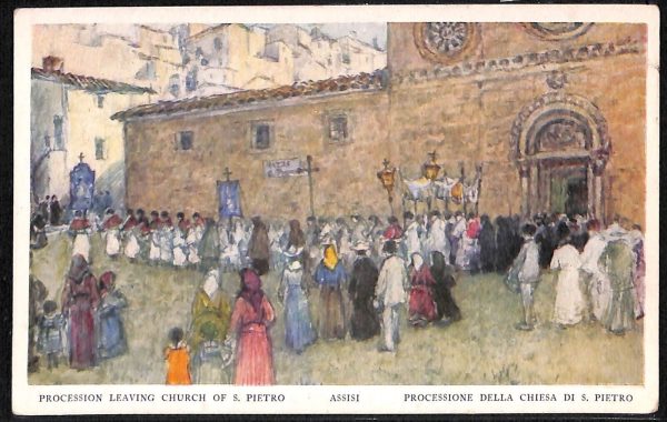 ac2619 - CARTOLINA  D'EPOCA - Perugia Provincia - ASSISSI