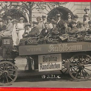 aa7495 - Ansichtskarten VINTAGE  POSTCARD: GERMANY Deutschland - BERLIN  1921