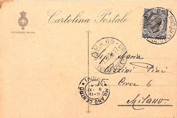 ab6477 - CARTOLINA  D'EPOCA - Como Provincia : RAVELLO - immagine 2