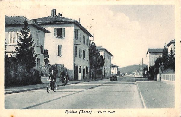 ab6482 - CARTOLINA  D'EPOCA - Como Provincia : REBBIO 1948