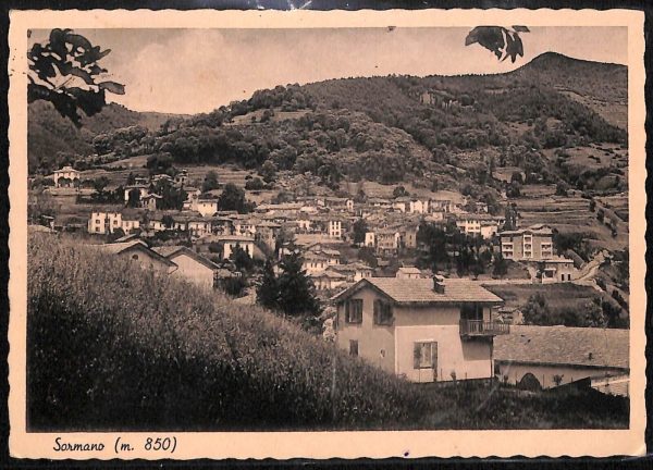 ab6492 - CARTOLINA  D'EPOCA - Como Provincia : SORMANO 1953