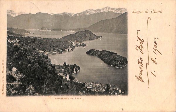 ab6515 - CARTOLINA  D'EPOCA - Como Provincia : SALA 1900