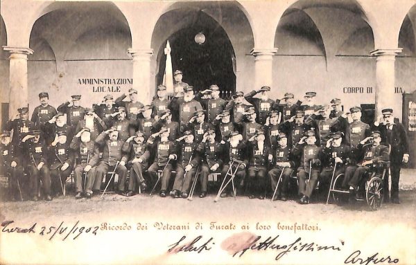 ab6521 - CARTOLINA  D'EPOCA - Como Provincia : TURATE 1902