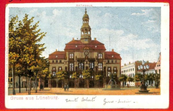 aa7503  - Ansichtskarten VINTAGE  POSTCARD: GERMANY Deutschland - LUNEBURG  1902