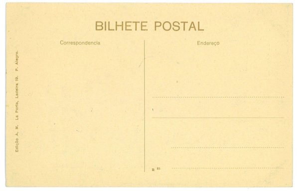ah2851- BRAZIL - VINTAGE POSTCARD Postal Antigua - Rio Grande - Costumes - immagine 2