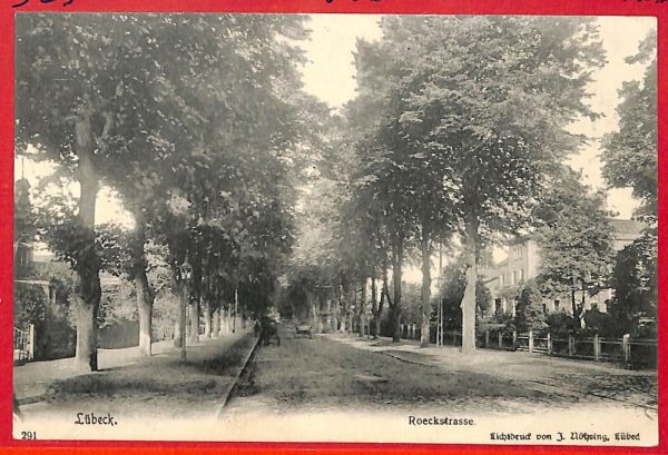 aa7518  - Ansichtskarten VINTAGE  POSTCARD: GERMANY Deutschland - LUBECK 1906