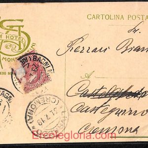 ad7012 - CARTOLINA D'EPOCA - Pisa Provincia - Montecatini  1918