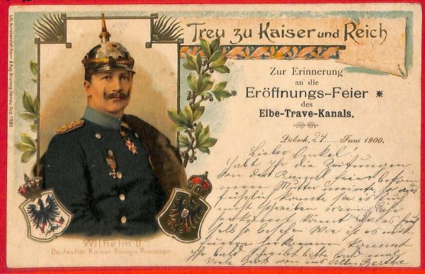 aa7524  - Ansichtskarten VINTAGE  POSTCARD: GERMANY Deutschland - LUBECK  Kaiser