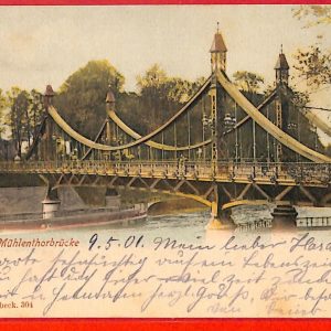 aa7529  - Ansichtskarten VINTAGE  POSTCARD: GERMANY Deutschland - LUBECK  1901