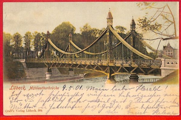 aa7529  - Ansichtskarten VINTAGE  POSTCARD: GERMANY Deutschland - LUBECK  1901