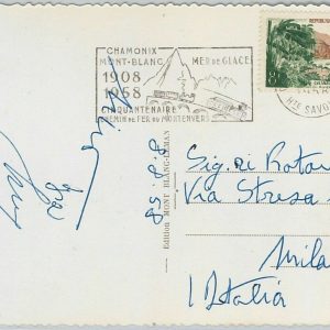 45904  - FRANCE - POSTAL HISTORY - SPECIAL POSTMARK on POSTCARD 1958  Trains