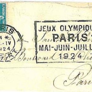 15284 - FRANCE - POSTAL HISTORY - Olympic Games POSTMARK 27.04.1924