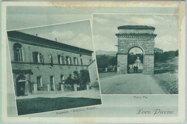 85668 - CARTOLINA d'Epoca: MACERATA provincia -  LORO PICENO  1952