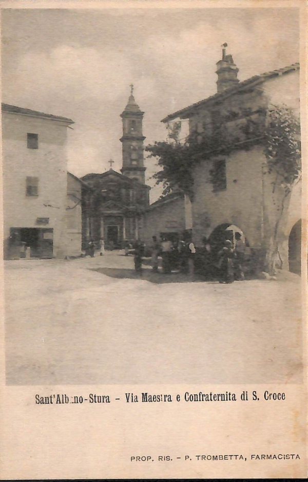 ab4806 -  CARTOLINA  D'EPOCA -  Cuneo Provincia -  SANT'ALBANO STURA