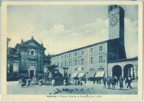 85673a  - CARTOLINA d'Epoca: MACERATA -  MATELICA  1946  - Affrancatura Mista!!