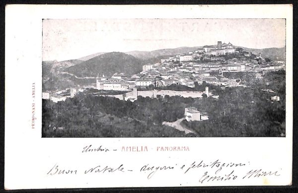 ac2656 - CARTOLINA  D'EPOCA - Perugia Provincia - AMELIA  1904