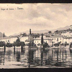 ae5300 - CARTOLINA D'EPOCA DOPPIA - Como Provincia - Torno