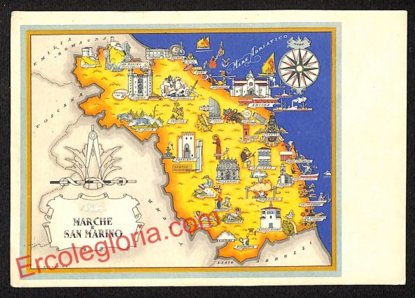 ai4897 - CARTOLINA D'EPOCA - San Marino