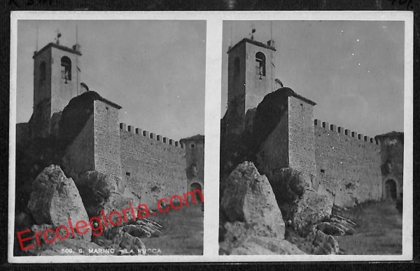 ai4898 - CARTOLINA D'EPOCA - San Marino - La Rocca