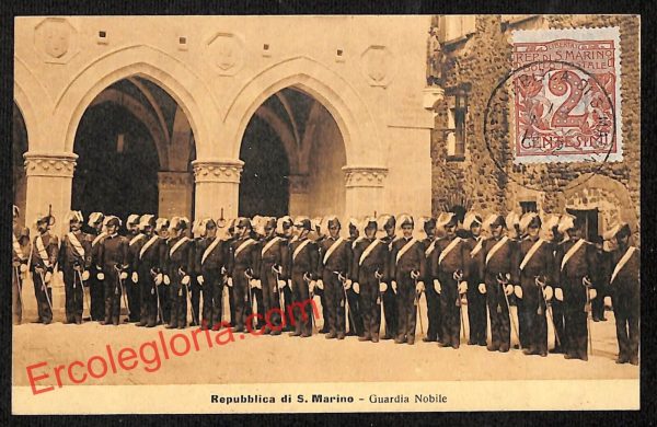 ai4901 - CARTOLINA D'EPOCA - San Marino - Guardia Nobile