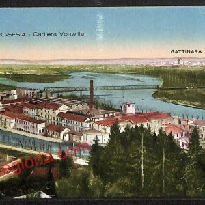 ah4018 - CARTOLINA D'EPOCA - Novara Provincia - Romagnano Sesia