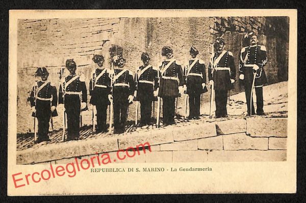 ai4906 - CARTOLINA D'EPOCA - San Marino - La Gendarmeria