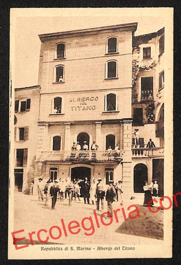 ai4907 - CARTOLINA D'EPOCA - San Marino - Albergo del Titano