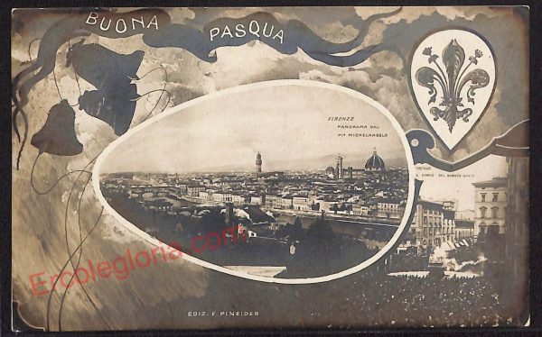 ae7124 - CARTOLINA D'EPOCA - Firenze Città - Panorama