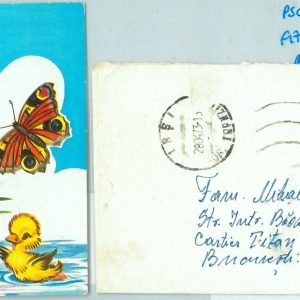 67489 -  ROMANIA  - Postal History - Postal Stationery COVER - BUTTERFLies 1973
