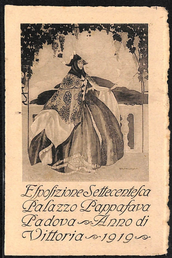 ad0479 - CARTOLINA  D'EPOCA - Padova Città - Illustratore Brunelleschi