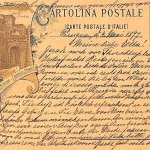 ac2662 - CARTOLINA  D'EPOCA - Perugia Città - 1897