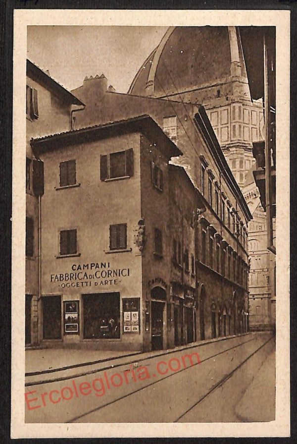 ae7114 - CARTOLINA D'EPOCA - Firenze Città - Campani Fabrica di Cornici