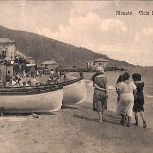 ab7261 -  CARTOLINA  D'EPOCA - Savona Provincia - ALASSIO