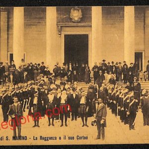 ai4908 - CARTOLINA D'EPOCA - San Marino - La Reggenza e il suo Corteo