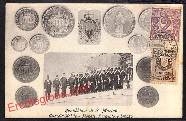 ai4910 - CARTOLINA D'EPOCA - San Marino - Guardia Nobile