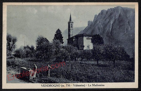 ae5313 - CARTOLINA D'EPOCA - Como Provincia - Vendrogno