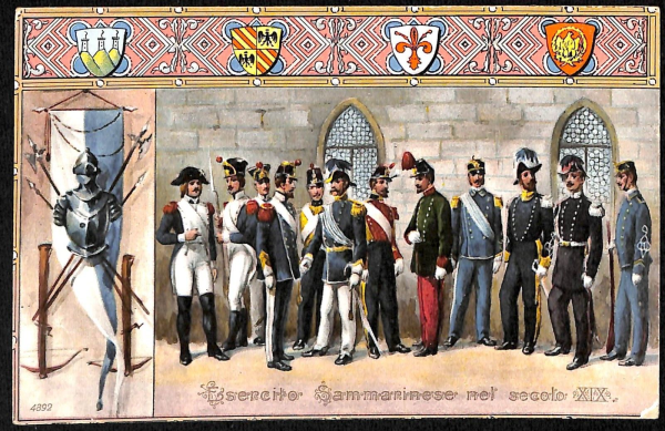 ad0439 - CARTOLINA  D'EPOCA  - San Marino Città