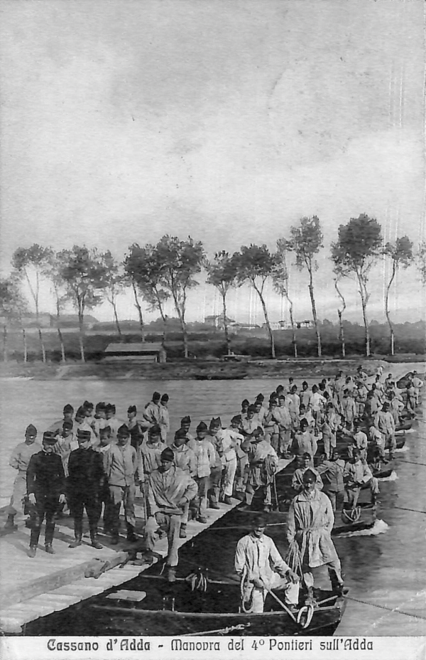 ac4024 - CARTOLINA D'EPOCA - Milano Provincia - CASSANO  D' ADDA  1914