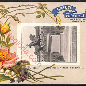ae2445 - CARTOLINA  D'EPOCA - Bologna Città - Monumento Vittorio Emanuele II