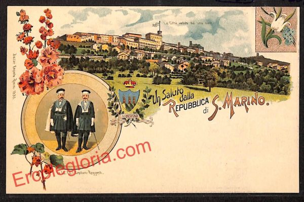 ai4920 - CARTOLINA D'EPOCA - San Marino - Panorama
