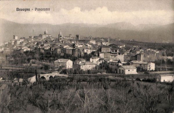 ac2676 - CARTOLINA  D'EPOCA - Perugia Provincia - BEVAGNA  1912